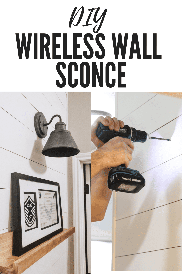 Wireless wall deals sconce with remote