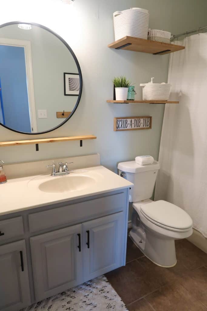 bathroom remodel on a budget