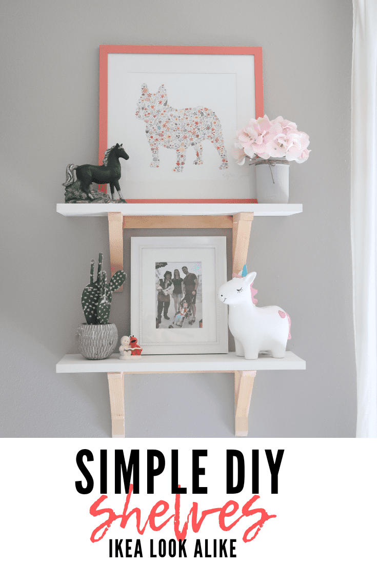 SIMPLE DIY SHELF | IKEA LOOK ALIKE