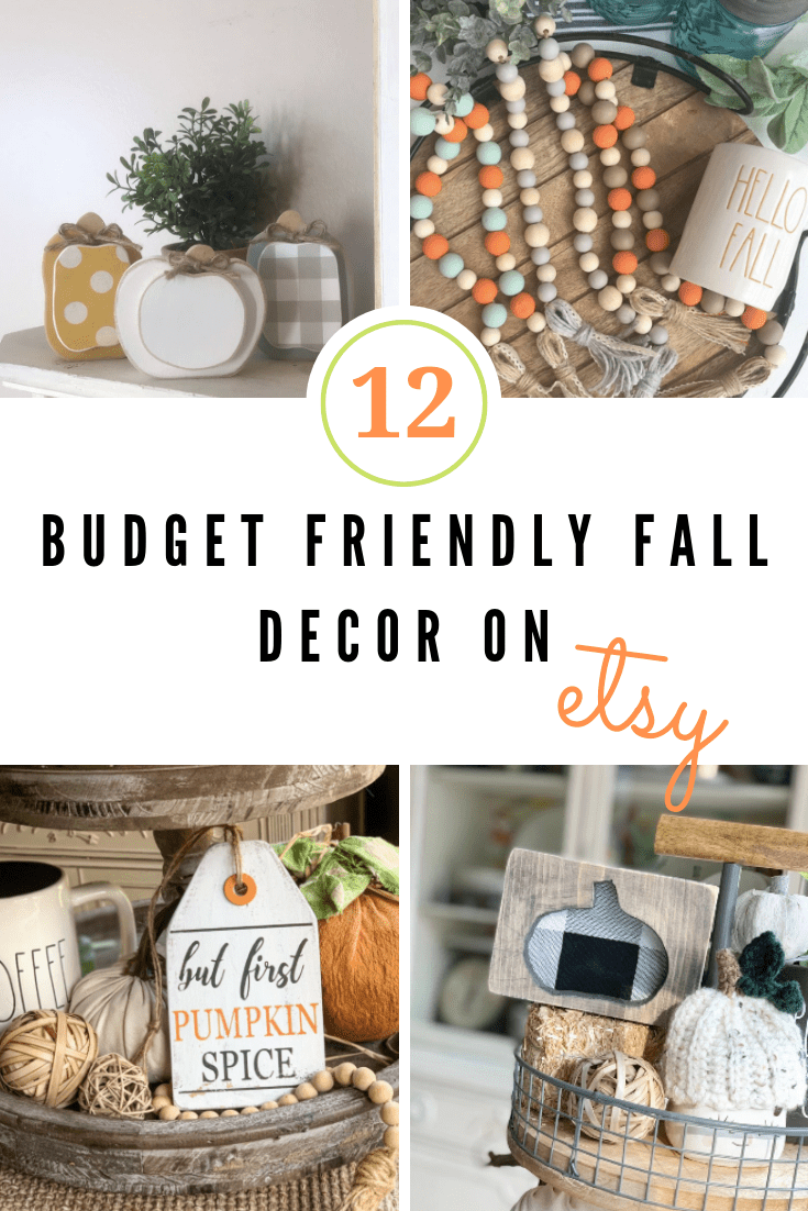 budget friendly fall decor on etsy