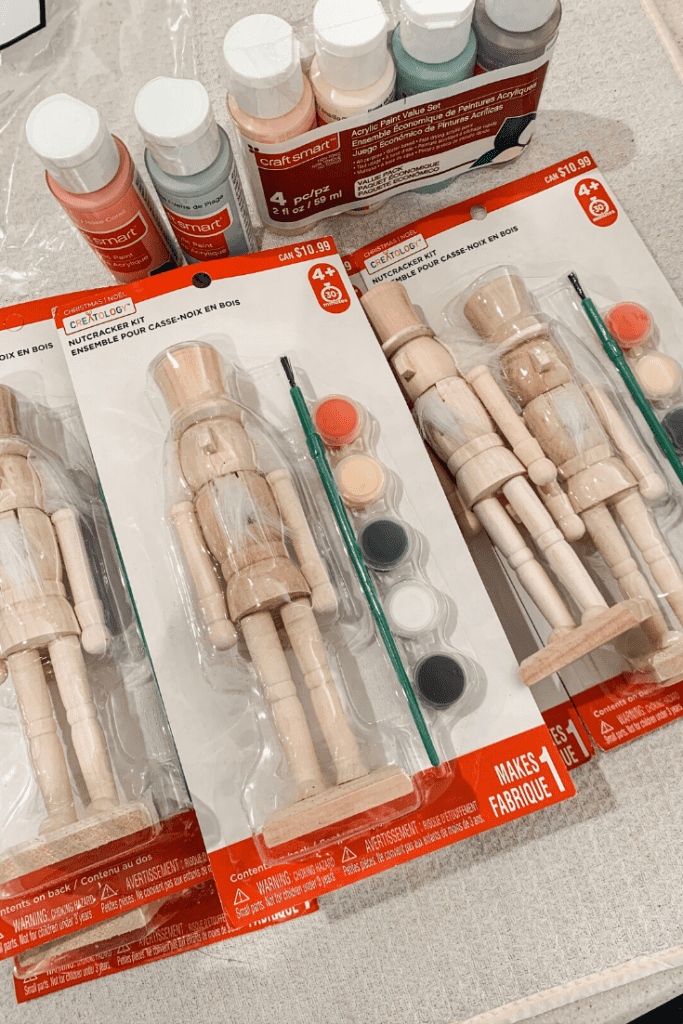 DIY colorful holiday nutcrackers