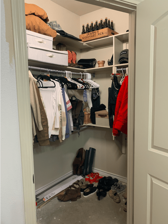 How to DIY a Main Bedroom Closet for Less than $250