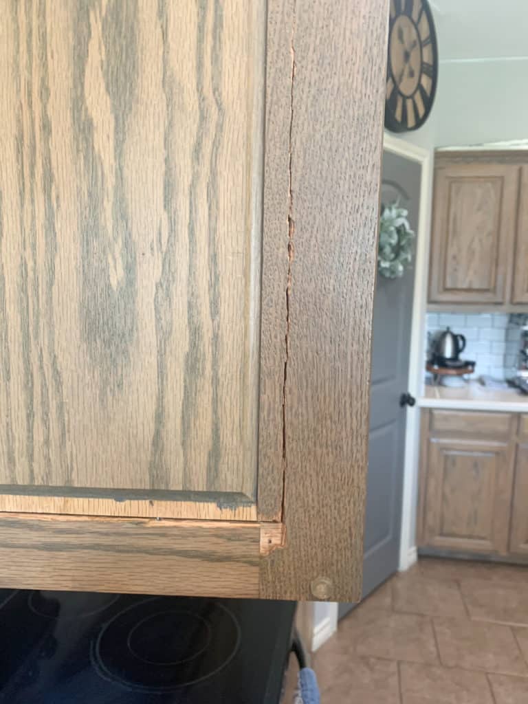 Restore finish store on kitchen cabinets