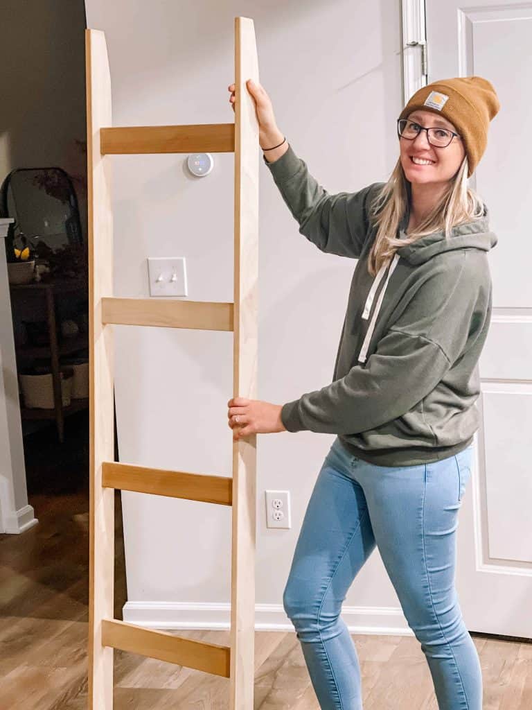 DIY Blanket Ladder