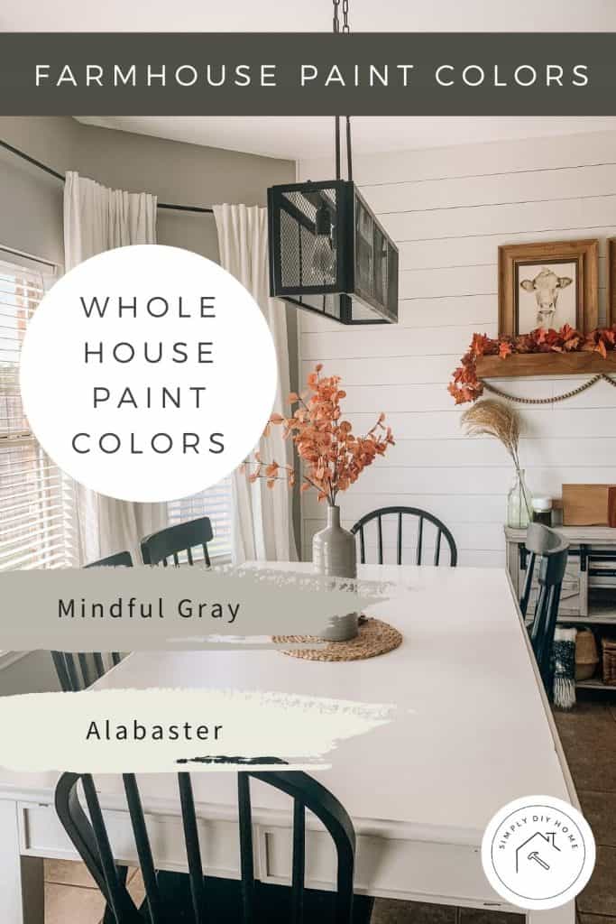 Por Farmhouse Paint Colors