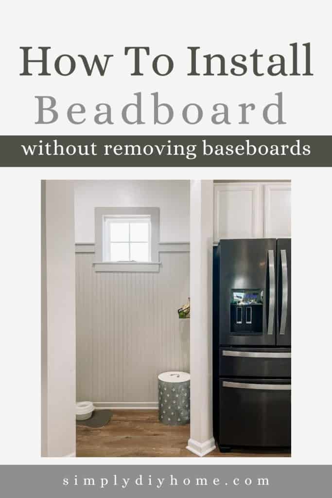 How To Install Bead Board