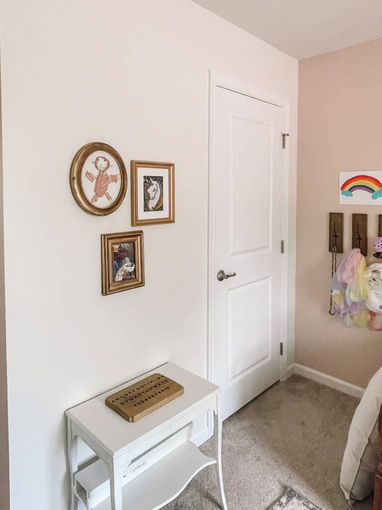 How long does it take to paint a room? Little girls room took 3 days including primer, accent wall and opposite walls being painted Swiss Coffee. 