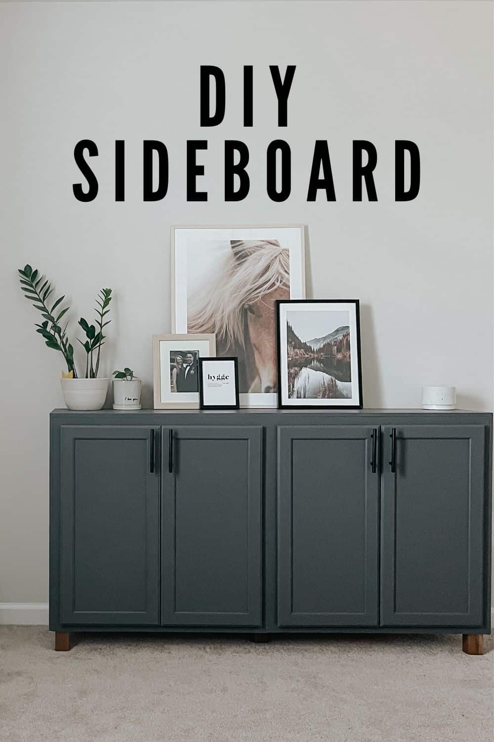 Easy DIY Sideboard Cabinet: How To Build From Stock Cabinets