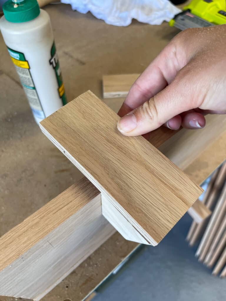 DIY corbel shelf