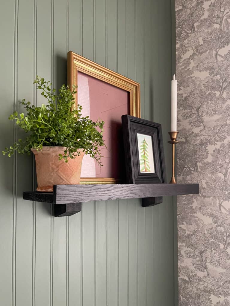 DIY corbel shelf